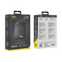 Внешний аккумулятор Power Bank YOKI Trinity YK-MPT1020 Type-C PD20W / Qi 15W 10000mAh, Black