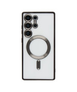 Чохол TPU Metallic Full Camera with Magsafe для Samsung Galaxy S25 Ultra 5G