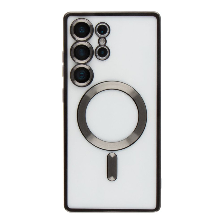 Чохол TPU Metallic Full Camera with Magsafe для Samsung Galaxy S25 Ultra 5G