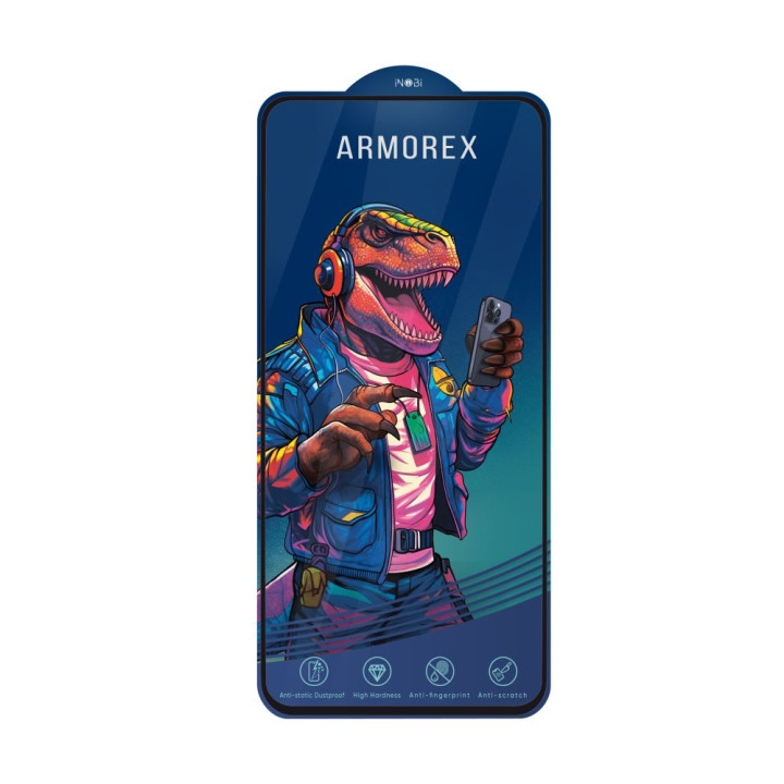 Захисне скло ARMOREX 5D High-Alum AntiDust для Xiaomi Redmi Note 14 4G / 5G, Black