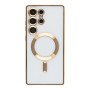 Чохол TPU Metallic Full Camera with Magsafe для Samsung Galaxy S25 Ultra 5G
