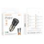 Автомобільний зарядний пристрій Borofone BZ24 QC3.0 / PD20W Type-C to Lightning, Transparent black
