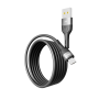 Data - кабель YOKI EXTRA YK-EX11 USB to micro-USB 60W 1.2m, Black