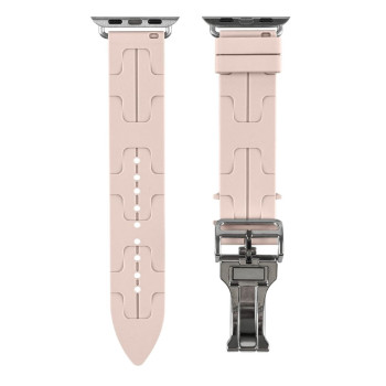 Ремінець Silicone Hermes для Watch 42 / 44 / 45 / 49 mm, Sand Powder