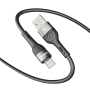 Data - кабель YOKI EXTRA YK-EX11 USB to micro-USB 60W 1.2m, Black