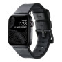 Ремінець Leather - Silicone для Watch 38 / 40 / 41 mm, Black