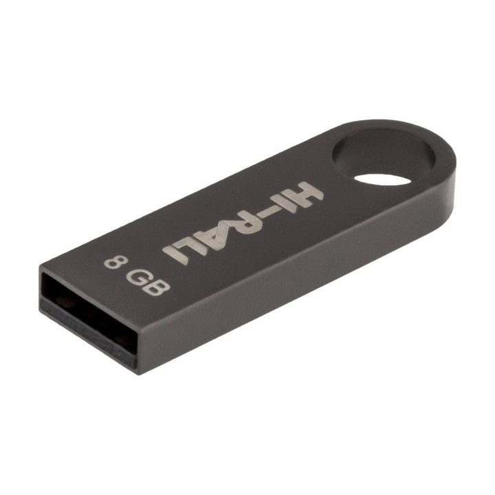 USB флешка Flash Drive Hi-Rali Shuttle 8gb, Steel