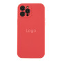 Чехол Silicone Case Full Size with Frame для iPhone 12 Pro Max 68.blackcurrant