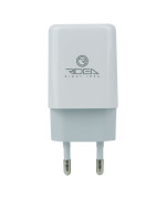 Мережевий зарядний пристрій Ridea RW-11211 Element USB 2.1A USB-Type-C, White