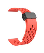 Ремешок Silicone 20mm With Magnetic для Samsung / Amazfit / Huawei, Red