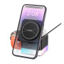 Беспроводное Зарядное Устройство Borofone BQ34 3 in1 Magnetic 15W для iWatch, Black