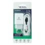 Сетевое Зарядное Устройство Ridea RW-11211 Element USB 2.1A cable USB-Type-C, White