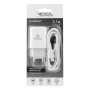 Мережевий зарядний пристрій Ridea RW-11211 Element USB 2.1A USB-Type-C, White