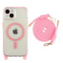 Чехол TPU+PC LanyardCase with MagSafe для iPhone 15 sky blue