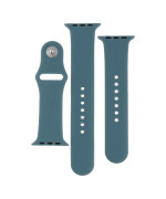 Ремешок Silicone Two-Piece для Apple Watch 42 / 44mm, 55, Pine green