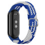 Ремешок для Xiaomi Mi Band 8 Elastic adjustment, Blue White