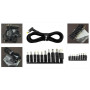 Кабель Type-C to DC 1.8m PD100W DC 5.5*2.5 mm + 10 перехідників