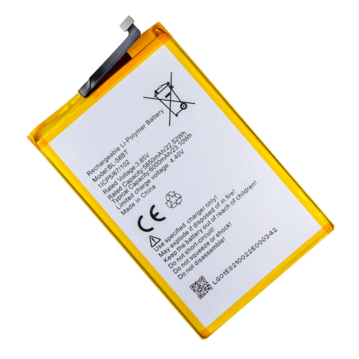 Акумулятор BL-58BT для Tecno Pova 4 / Pova 5 / Pova 5 Pro 6000mAh, AAAA