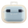 Чохол - футляр Silicone Case with microfibra для Airpods Pro 3, Lilac