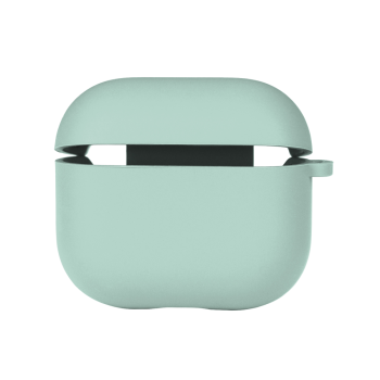 Чохол-футляр для навушників Silicone Case with microfibra для Airpods 4, Sea blue