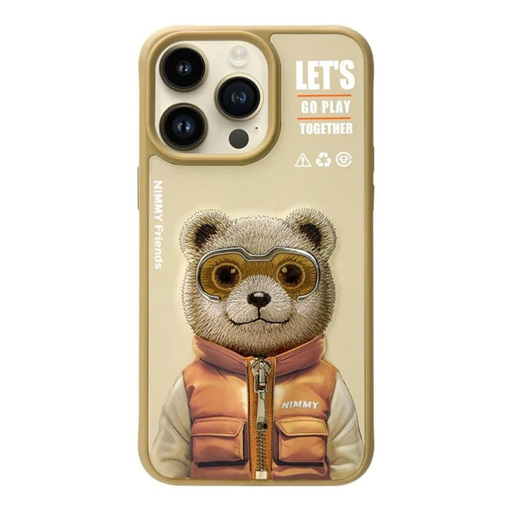 Чохол накладка TPU + PC Nimmy 3D with Matal Buttons для iPhone 15 Pro