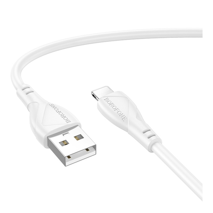 Data - кабель Borofone BX121 USB to Lightning, White