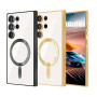 Чохол TPU Metallic Full Camera with Magsafe для Samsung Galaxy S24 Ultra green