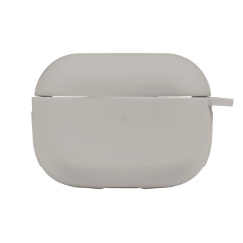 Чохол Silicone Case with hook для Airpods Pro, Stone