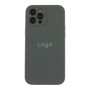 Чехол Silicone Case Full Size with Frame для iPhone 12 Pro Max 68.blackcurrant