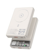 Power Bank Hoco Q18 Tourer 22.5W швидка магнітна зарядка 10000mAh, Cream