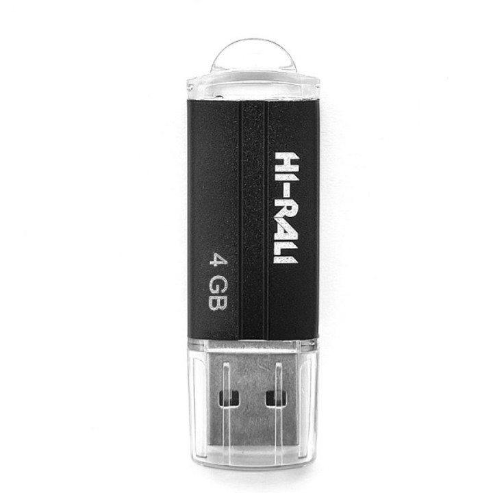 USB Flash Drive Hi-Rali Corsair 4gb, Blackт