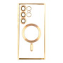 Чохол TPU Metallic Full Camera with Magsafe для Samsung Galaxy S24 Ultra green