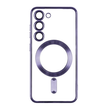 Чохол накладка TPU Metallic Full Camera with Magsafe Samsung Galaxy S23 Plus