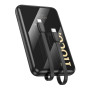Зовнішній акумулятор Power Bank Hoco Q37 Graceful 22.5W PD20W 2cables 10000mAh, Black