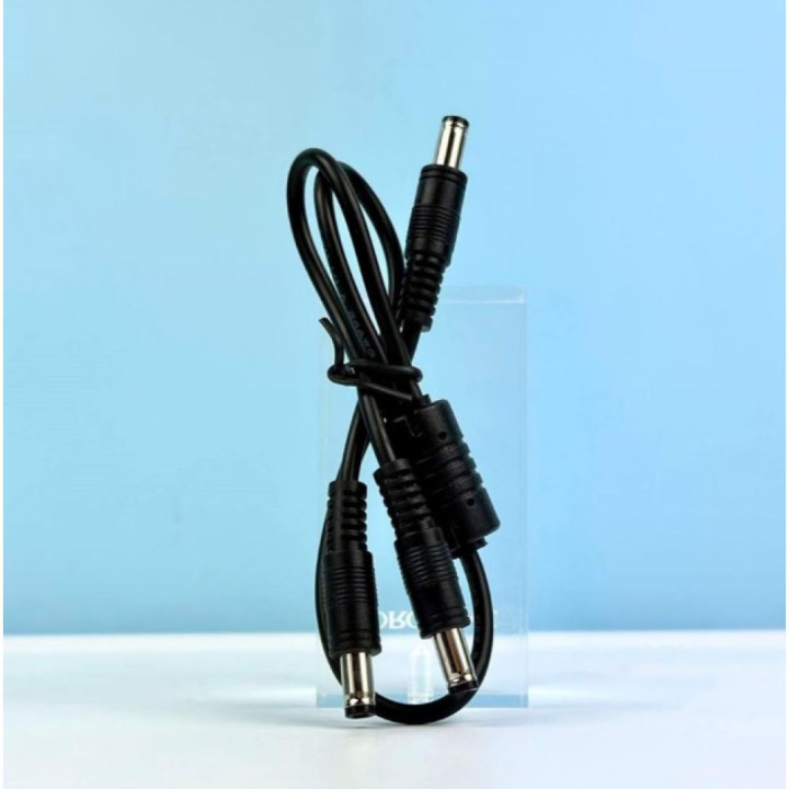 Кабель питания DC to 2DC 12v 5.5x2.1 mm 30cm, Black