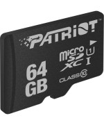 Карта Памяти Patriot LX Series MicroSDXC (UHS-1) 64Gb 10 Class, Black