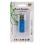 USB Кардрідер Card Reader RS052, Blue