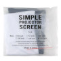 Екран для проектора 150" 16:9 White