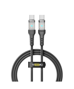 Data - кабель YOKI CYBER YK-CY23 Type-C to Type-C 60W 1.2m, Black