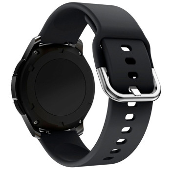 Ремінець Silicone 22mm Original Design для Samsung / Amazfit / Huawei, Black