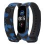 Ремінець Silicone для Xiaomi Mi Band 5 / 6 / 7, Сamouflage Blue