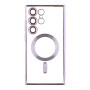 Чохол TPU Metallic Full Camera with Magsafe для Samsung Galaxy S24 Ultra green