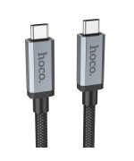USB кабель Hoco US06 USB3.2 20Gbps 100W 4K 60Hz Type C to Type C, Black