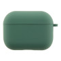 Чохол - футляр Silicone Case with microfibra для Airpods Pro 3, Pine green