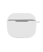 Чохол-футляр для навушників Silicone Case with microfibra для Samsung Buds FE / Buds 2 / Buds 2 Pro / Buds Live, White