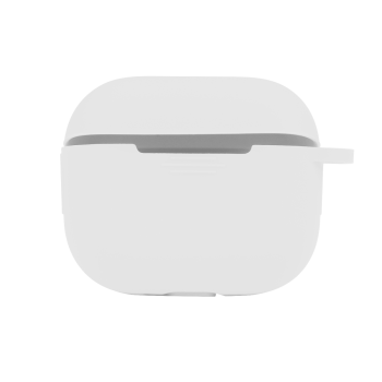 Чохол-футляр для навушників Silicone Case with microfibra для Samsung Buds FE / Buds 2 / Buds 2 Pro / Buds Live, White