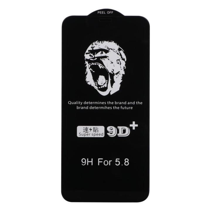 Защитное стекло Monkey для Apple iPhone 11 Pro / X / XS, Black