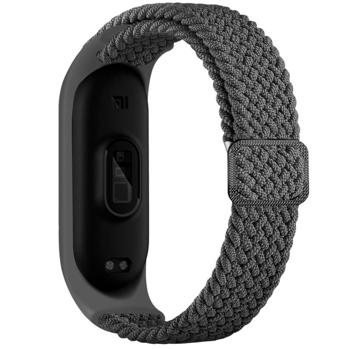 Ремешок для Xiaomi Mi Band 3 / 4 / 5 / 6 / 7 Elastic adjustment, Grey