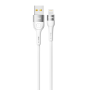 Data - кабель YOKI EXTRA YK-EX11 USB to Lightning 12W 0.25m, White