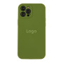 Чехол Silicone Case Full Size with Frame для iPhone 12 Pro Max 68.blackcurrant
